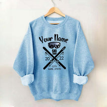 Personalized Snow Trip Sweatshirt