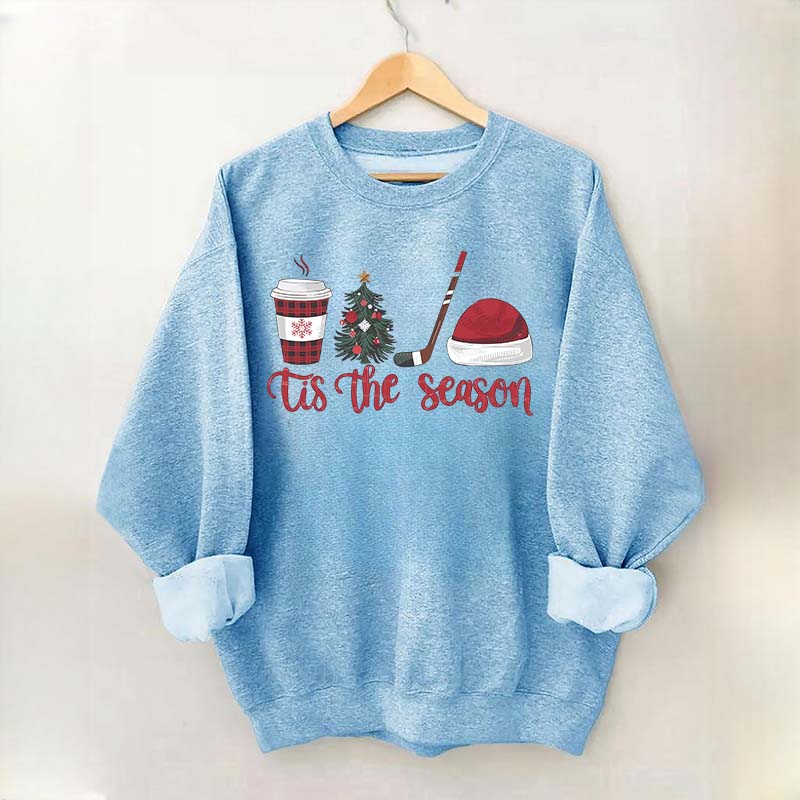 Christmas Hockey Lover Sweatshirt