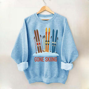Retro Gone Skiing Sweatshirt