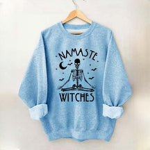 Namaste Witches Skeleton Yoga Sweatshirt