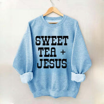Sweet Tea + Jesus Minimalist Swatshirt