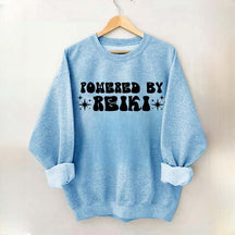 Powered By Reiki Yoga Sweatshirt
