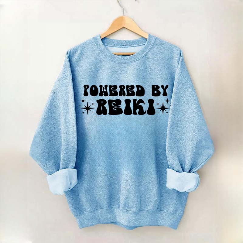 Powered By Reiki Yoga Sweatshirt