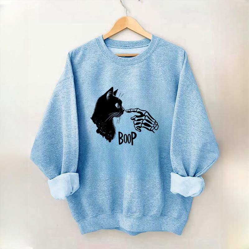 Cat Halloween Boop Sweatshirt