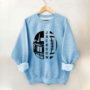 Personalized Football Season Mom Sweatshirt