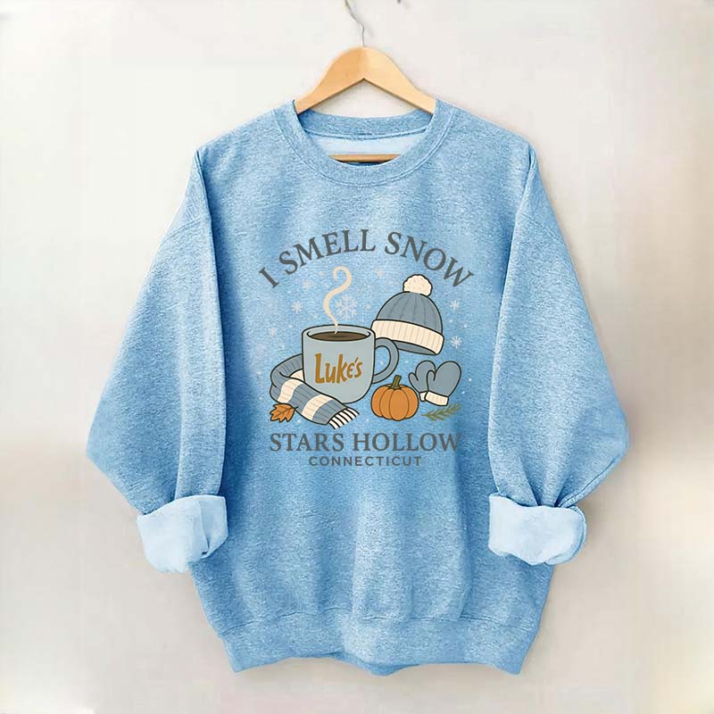 I Smell Snow Stars Hollow Sweatshirt