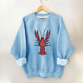 Watercolor Crawfish Sweatshirt