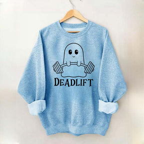 Cute Deadlift Ghost Sweatshirt