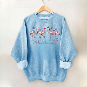 Pink Fa La La Mingo Christmas Sweatshirt