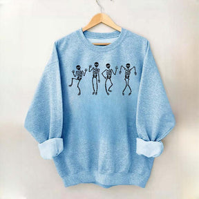 Minimalist Dancing Skeleton Sweatshirt