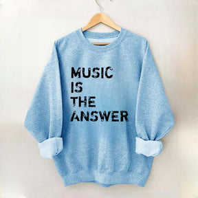 Retro Music is the Answer Sweatshirt