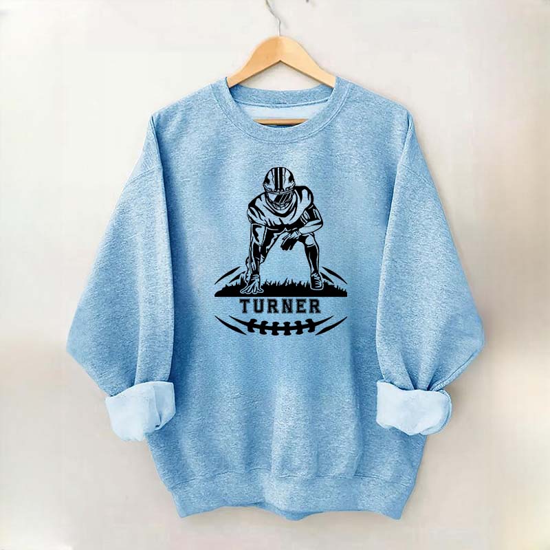Custom Football Player Game Day Sweatshirt