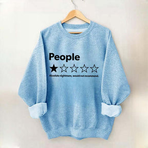 People One Star Review Sweatshirt