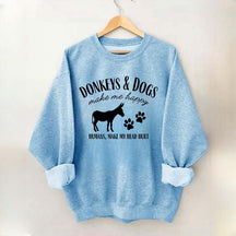 Donkey Owner Dog Sweatshirt