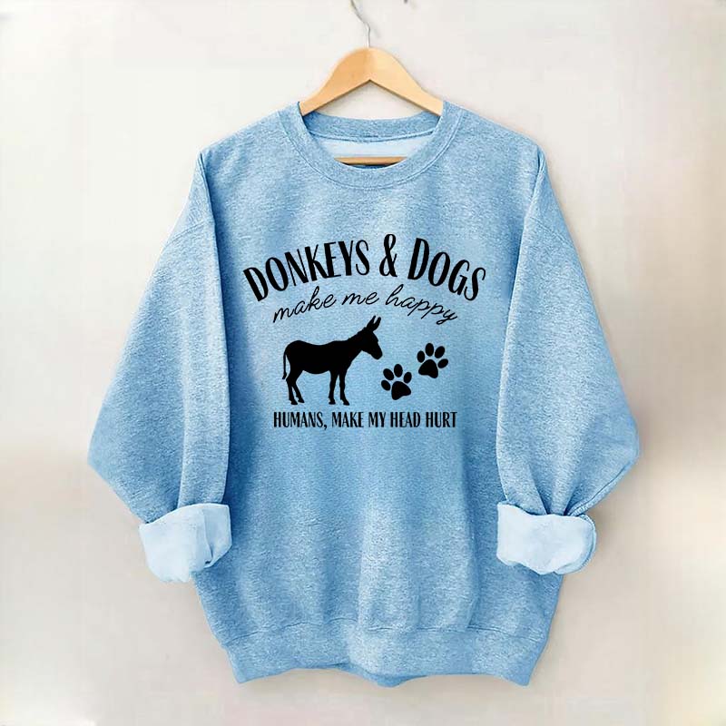 Donkey Owner Dog Sweatshirt