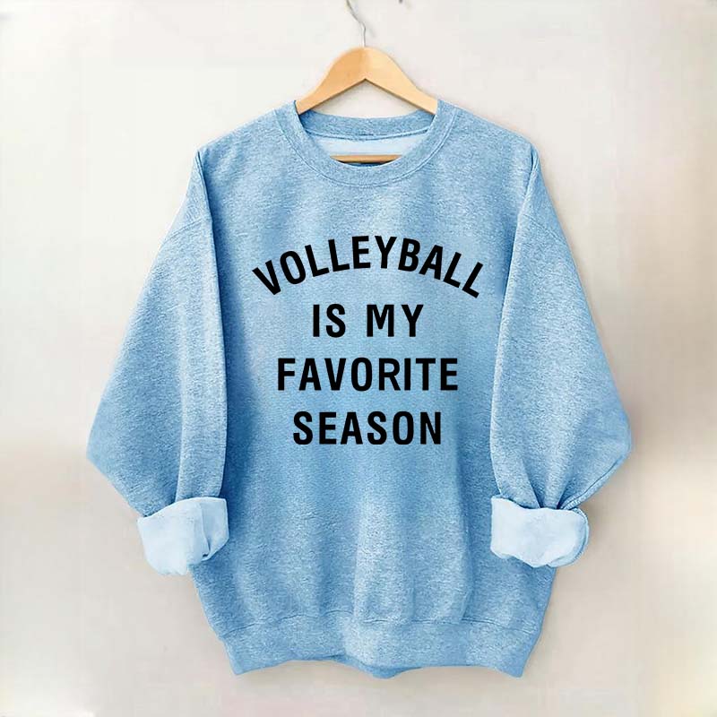 Minimalist Volleyball Is My Favorite Season Sweatshirt