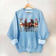 Horse Christmas Funny Sweatshirt