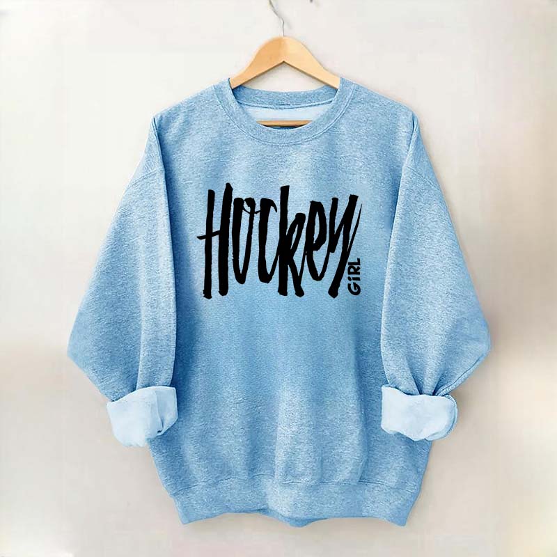 Hockey Girl Cute Sweatshirt