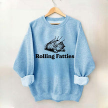 Cute Rolling Fatties Cat Sweatshirt