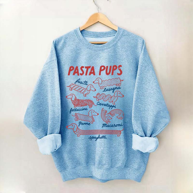 Comfort Colors Pasta Pups Dog Sweatshirt