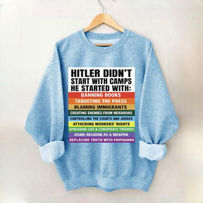 Anti Fascism Protest Sweatshirt
