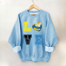 Heart I Love Volleyball Sweatshirt