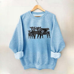 Cute Cow Western Country Love Sweatshirt