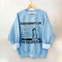 Funny Physics Science Cat Sweatshirt