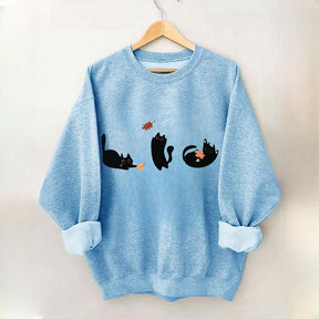 Comfort Colors Black Cats Fall Sweatshirt