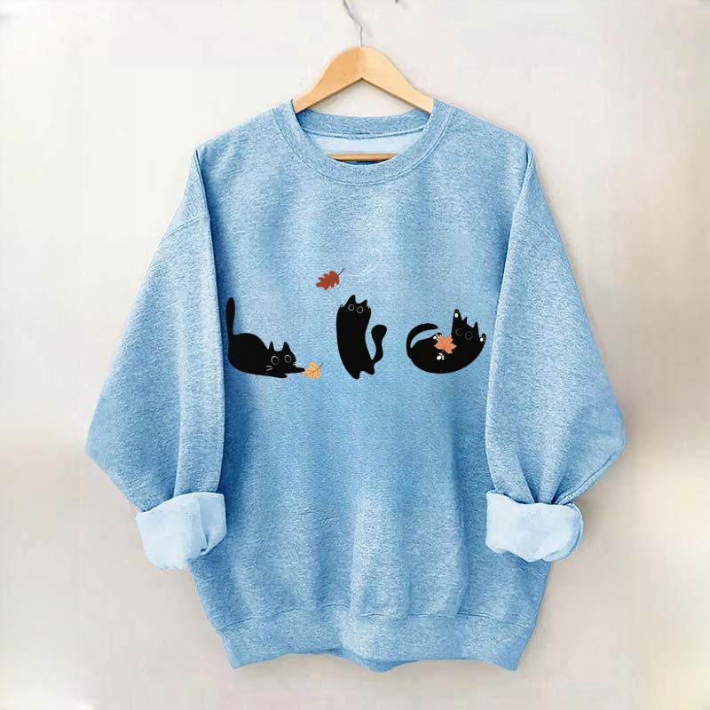 Comfort Colors Black Cats Fall Sweatshirt