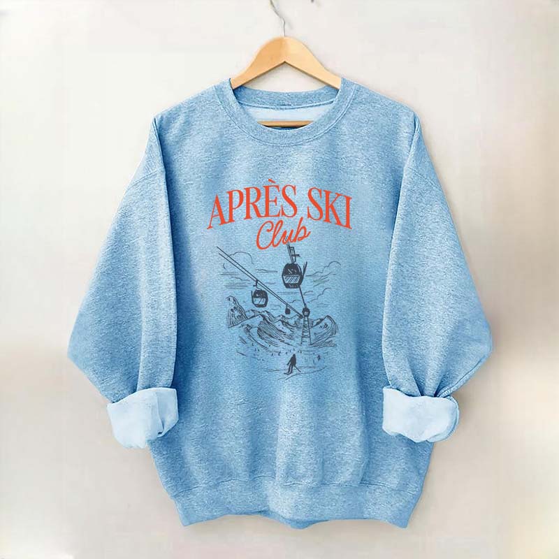 Retro Ski Lodge Sweatshirt