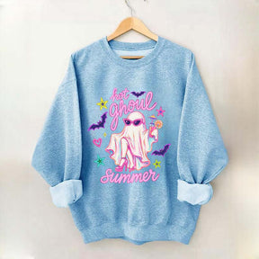 Hot Ghoul Summer Spooky Sweatshirt