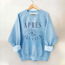 Apres-Ski Club Vintage Retro Style Skiing Sweatshirt
