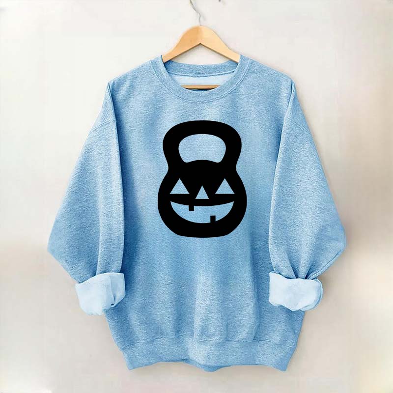 Kettlebell Pumpkin Sweatshirt
