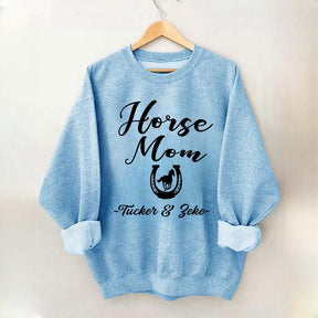 Personalized Horse Mom Equestrian Sweatshirt