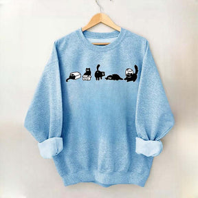 Cute Five Mood Cats Owner Sweatshirt
