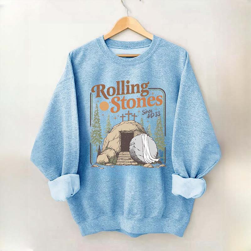 Comfort Colors Rolling Stones Easter Sweatshirt