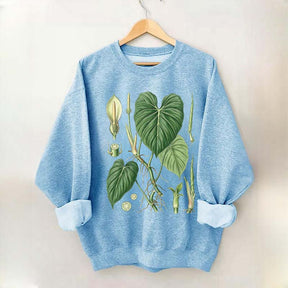 Philodendron Vintage Plant Anatomy Sweatshirt