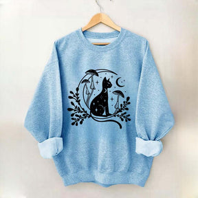Celestial Cat Spiritual Sweatshirt