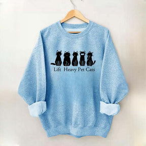 Lift Heavy Pet Cat Gym Sweatshirt