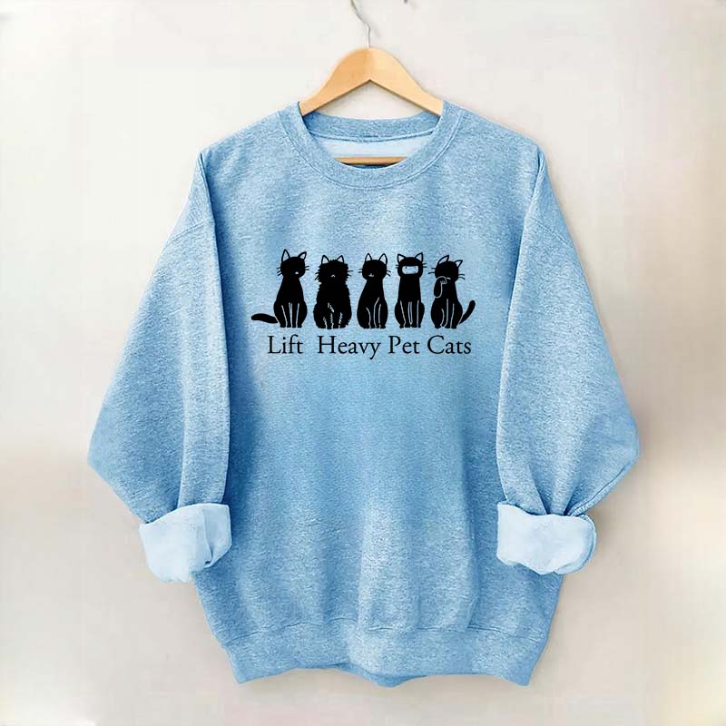 Lift Heavy Pet Cat Gym Sweatshirt