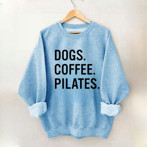 Dogs Coffee Pilates Sweatshirt