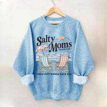 Salty Moms Beach Club Sweatshirt