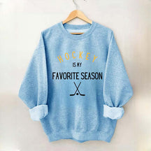 Hockey is My Favorite Season Simple Sweatshirt