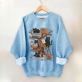 First Day Of School Black Cat Teacher Sweatshirt