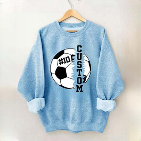 Custom Soccer Name & Number Sweatshirt