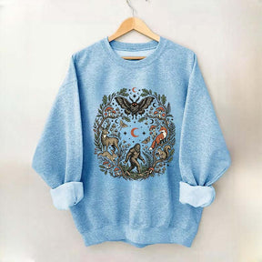 Forest Friends Cryptid Mothman Bigfoot Sweatshirt