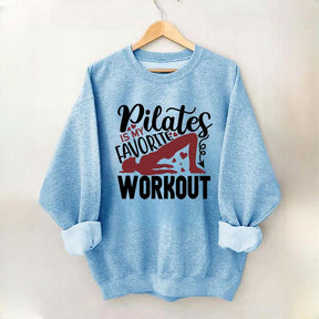 Pilates Workout Statement Sweatshirt
