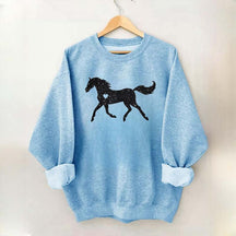 Glitter Horse Sweatshirt