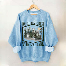 Retro Funny Forbidden Forest National Park Wizarding World Sweatshirt